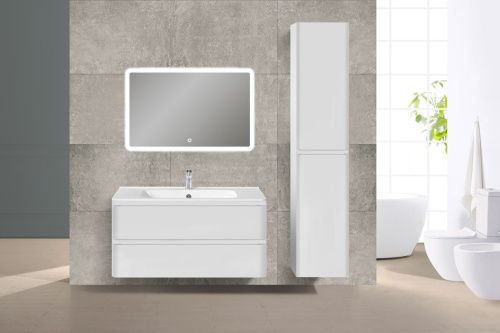 Тумба под раковину Vincea Vico VMC-2V100GW 100х50 подвесная цвет белый - фото 2