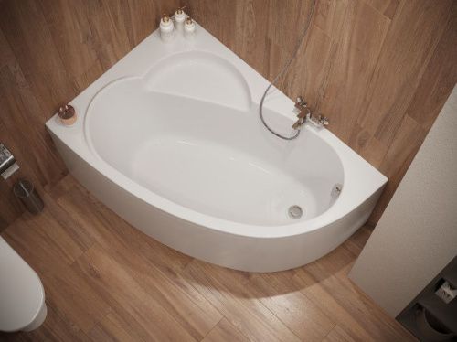 Ванна акриловая Santek Шри-ланка 1WH302395 150х100 пристенная асимметричная без каркаса - фото 5