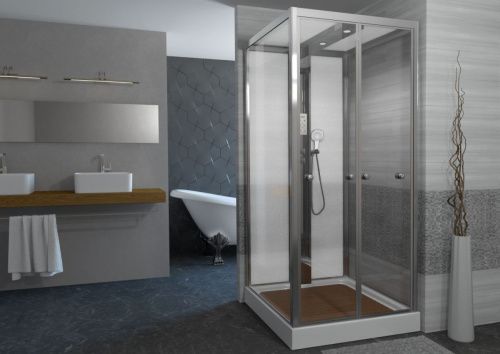 Душевая кабина AvaCan Z111MTSTEAM 100х100 квадратная с крышей ориентация универсальная - фото 2