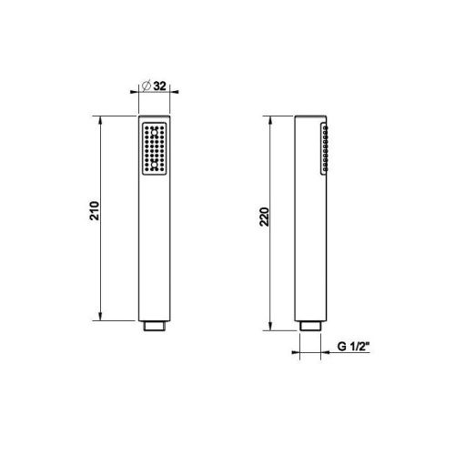 Душевая лейка Gessi Inciso 14372#727 - фото 2