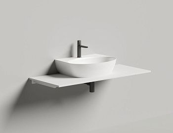 Раковина из искусственного камня S-Stone Salini ALDA 140322MF 60х50 накладная цвет мультиколор