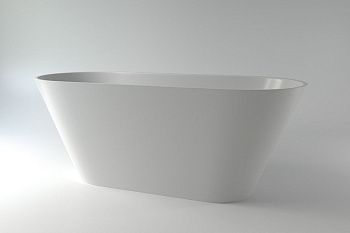 Ванна из искусственного камня Holbi SELENA 1.01.006.11.1 160х70 отдельностоящая овальная