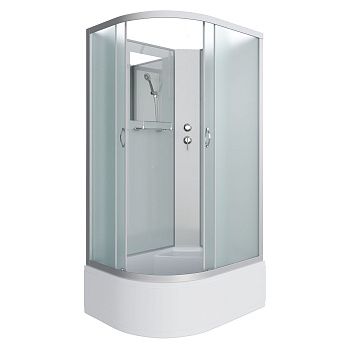 Душевая кабина Niagara Classic 23101424RBK 120х80 асимметричная без крыши ориентация правая