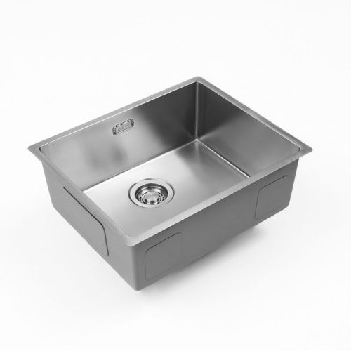 Кухонная мойка Grandex Aqua 501136 55х45 цвет серый поверхность матовая - фото 4