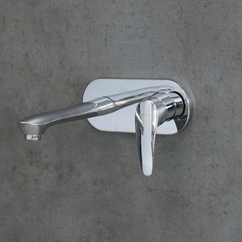 Смеситель для раковины LeMark Linara LM0426C настенный хром - фото 3