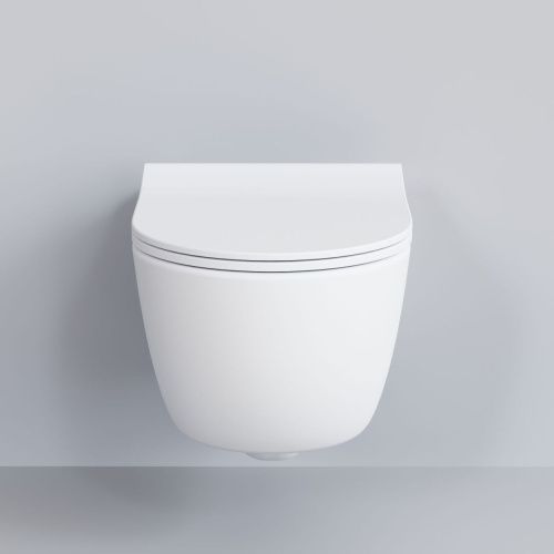 Унитаз подвесной Ambassador Abner 103T20101R-102T20101S белый с сиденьем - фото 3