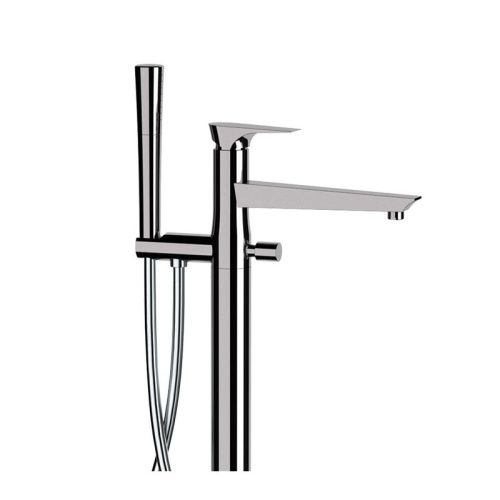 Смеситель для ванны Daniel Diva DV678CR напольный хром - фото 2