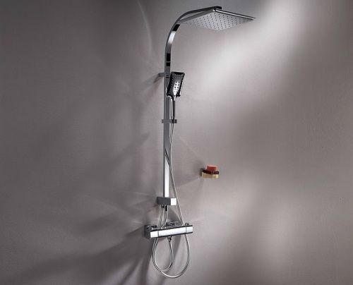 Душевая стойка Vitra Shine A45699EXP настенная цвет хром - фото 2