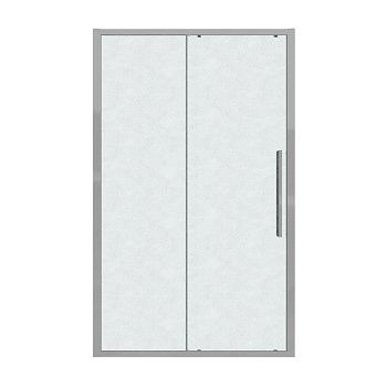 Душевая дверь Grossman Cosmo 100.K33.02.100.10.02 100х195 стекло текстурное профиль хром