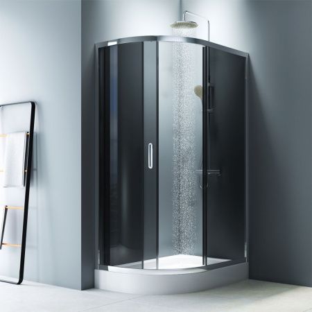 Душевой уголок Am.Pm Like W83G-302U120CG64 120х80 стекло тонированное профиль хром без поддона