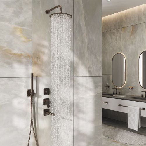 Верхний душ Wasserkraft Asphe 7700 A331 розовое золото - фото 4