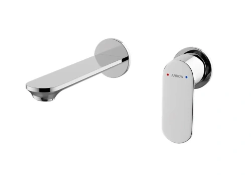 Смеситель для раковины Arrow ARM12848 встраиваемый в стену хром - фото 3