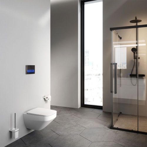 Унитаз подвесной Am.Pm Inspire V2.0 C50A1700MWSC белый с сиденьем микролифт безободковый каскадный смыв - фото 4