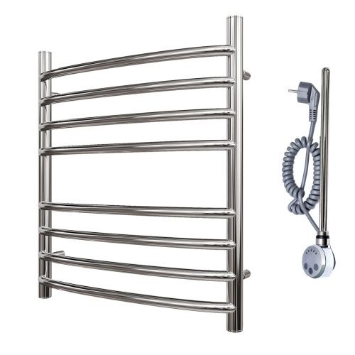 Полотенцесушитель электрический Point Альфа PN05156SE 55х60 хром - фото 4