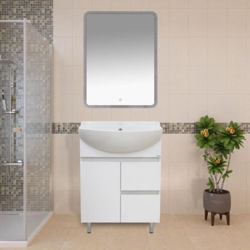 Тумба под раковину Misty Амур Э-Аму01060-0111Я 60х30 напольная цвет белый - фото 4