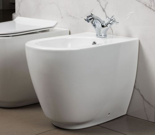 Биде напольное Hatria FUSION Y0U601 цвет белый - фото 2