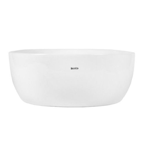 Раковина из сантехнического фарфора Bond Oval S65-490 50х40 накладная цвет белый без отверстий под смеситель - фото 5