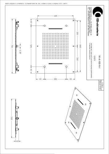 Верхний душ Graffio Gipzy GY271/CR хром - фото 2