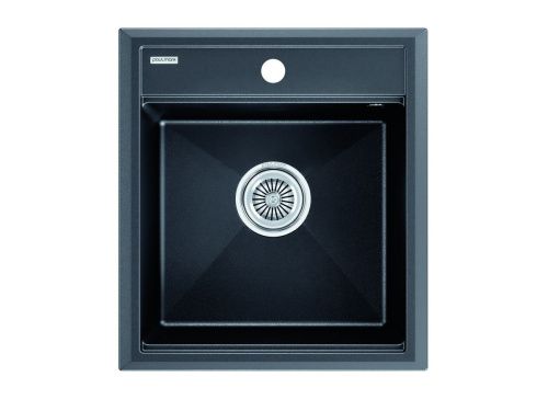 Кухонная мойка Paulmark STEPIA 45 PM114651-BLM 45х50 цвет черный