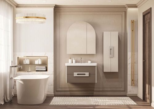 Зеркало-шкаф Aquaton Санта-Барбара 1A286502CB820 80х90 подвесной - фото 4