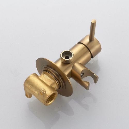 Гигиенический душ со смесителем Shevanik S147G золото - фото 5