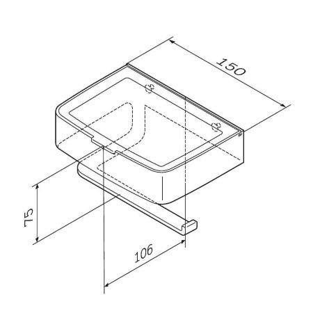 Бумагодержатель Am.Pm Inspire V2.0 A50A341500
