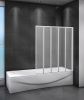 Душевая шторка на ванну Cezares RELAX RELAX-V-5-120/140-P-Bi-R 120х140 стекло рифленое профиль белый ориентация правая
