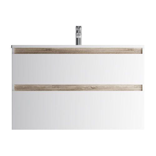 Тумба под раковину Am.Pm X-Joy M85AFHX1002WG 100х40 подвесная цвет белый - фото 2