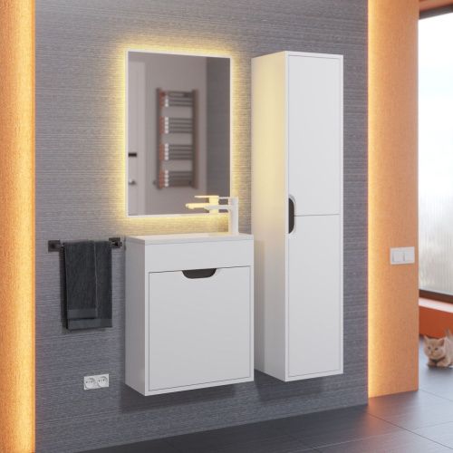 Тумба с раковиной Uperwood UPD Modul 393020555 50х20 цвет белый - фото 2