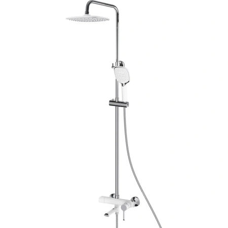 Душевая стойка Shevanik S6036F настенная цвет белый