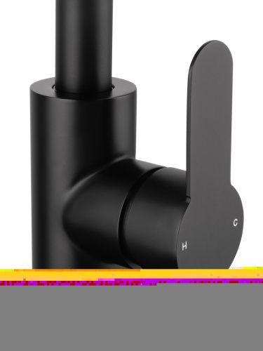 Смеситель для кухни Wonzon & Woghand WW-AE4554-MB на мойку черный - фото 4