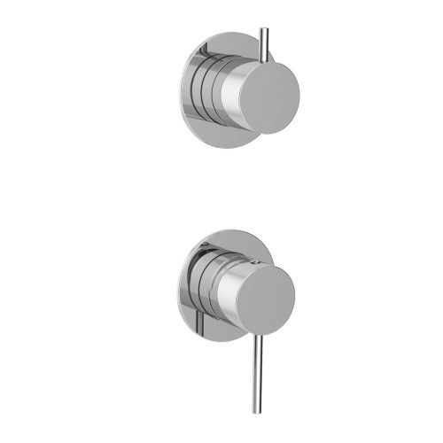 Смеситель Oioli Micro MIET004RO/C97 встраиваемый в стену оружейная сталь