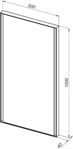 Зеркало с подсветкой Allen Brau Infinity 1.21021.BL 50х100 подвесное - фото 5