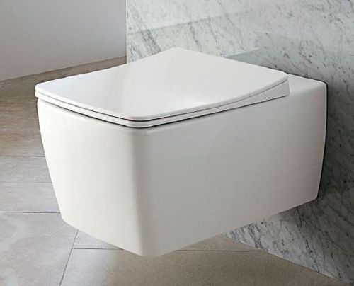 Чаша унитаза подвесная Vitra Metropole 7672B003-1684 цвет белый без сиденья безободковая каскадный смыв - фото 2