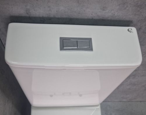 Унитаз напольный с бачком CeramaLux TR2177 белый с сиденьем микролифт смыв торнадо - фото 4