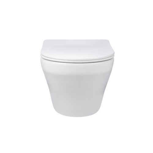 Унитаз подвесной Vincea Edge-M VT1-37 черный с сиденьем микролифт безободковый душевой смыв - фото 3