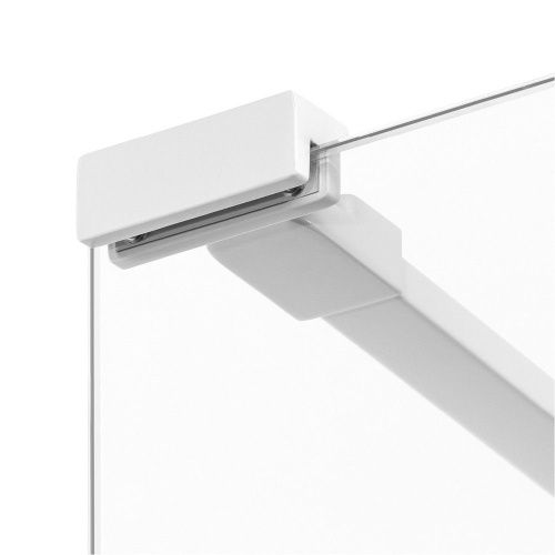 Душевая шторка на ванну New Trendy NEW MODUS White EXK-2351-WP 90х150 стекло прозрачное профиль белый ориентация универсальная - фото 4