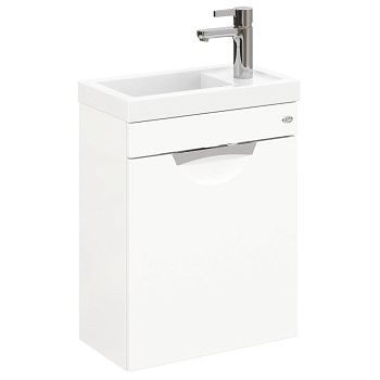 Тумба под раковину Onika Комо 104507 50х30 подвесная цвет белый