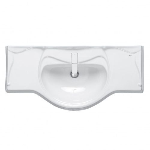 Раковина из сантехнического фарфора Roca America 7327205000 110х50 накладная цвет белый - фото 2