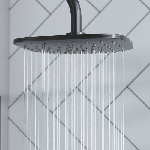 Душевая стойка Damixa Eclipse 931000300 настенная цвет черный - фото 5