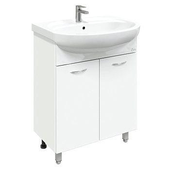 Тумба под раковину Onika Стелла 106501 60х30 напольная цвет белый