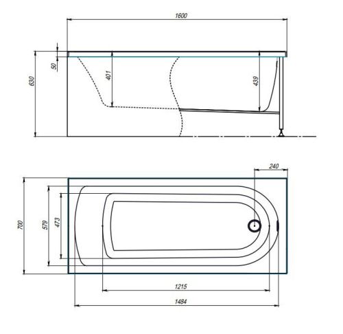 Ванна акриловая гидромассажная Timo MIKA MIKA1670-KT16-SPV1505-T-CM-FP16S 160х70 пристенная прямоугольная с каркасом - фото 2