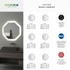 Зеркало с подсветкой Evoform Ledshine BY 2604 70х70 подвесное