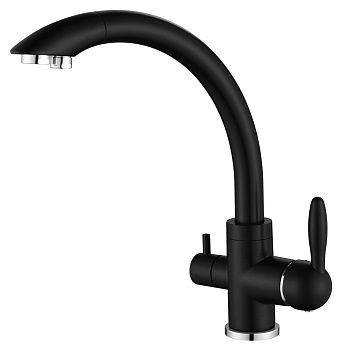 Смеситель для кухни Paulmark ESSEN Es213001-AN на мойку черный