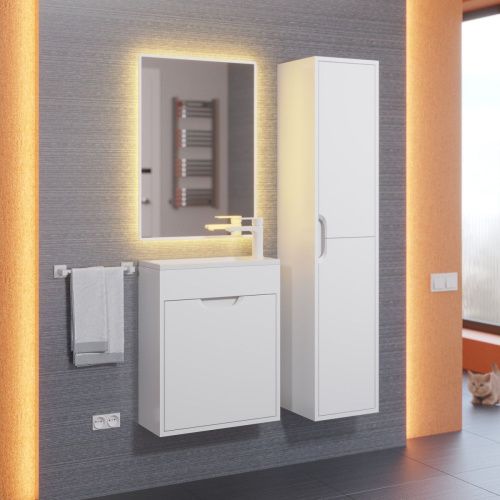 Тумба с раковиной Uperwood UPD Modul 393020544 50х20 цвет белый - фото 2