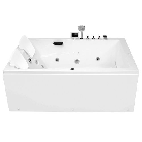 Ванна акриловая гидромассажная Gemy G9061 K R 181х121 пристенная прямоугольная с каркасом - фото 2