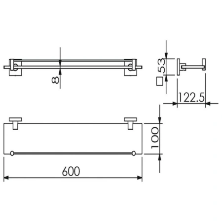 Полка Langberger LEDRO 11851A