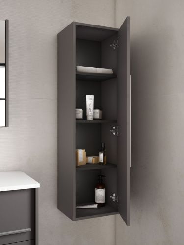 Шкаф-пенал Visobath Aqua 73497/Ceniza 30х120 подвесной цвет серый - фото 4