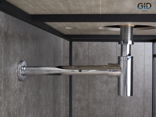 Сифон для раковины Gid Minucia 75501S хром - фото 3