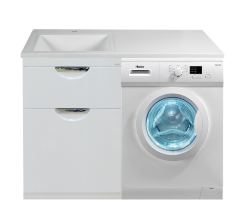 Тумба под раковину Misty Куба П-Куб-01060-0121ЯБК 60х50 напольная цвет белый - фото 4